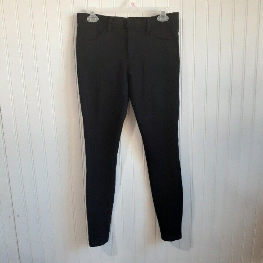 J. Crew‎ Pants Womens Size 4 Black Gigi Leggings Pants Zip Fly Rear Pockets